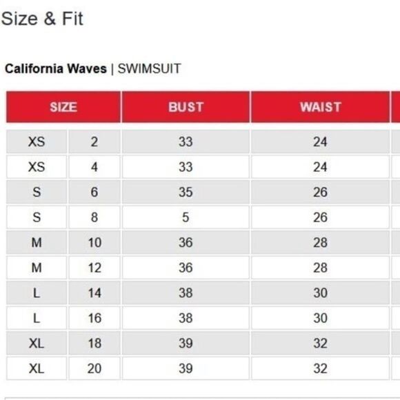 California Waves Multicolor Striped Bikini M - Picture 9 of 9